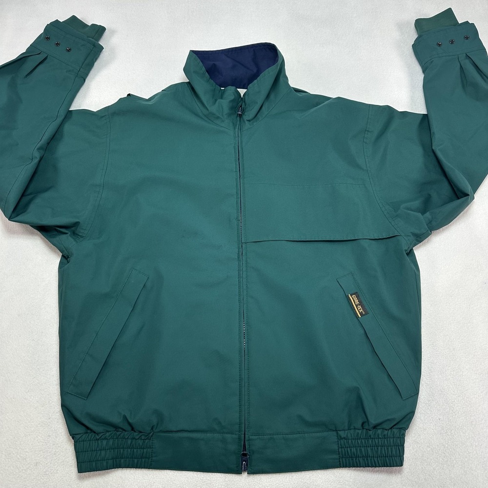 Zero Restriction Gore-Tex Jacket Womens Medium Green Waterproof Golf Vintage USA